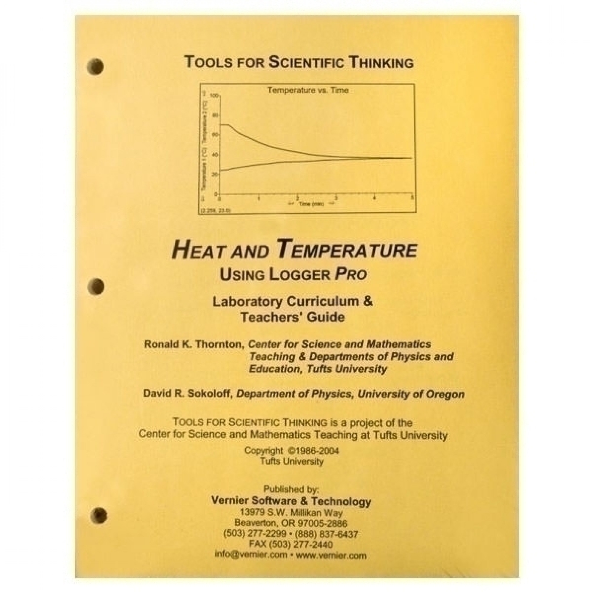 Vernier Heat and Temperature - Logger Pro - begrenzte Stückzahl [TSTH-LP]