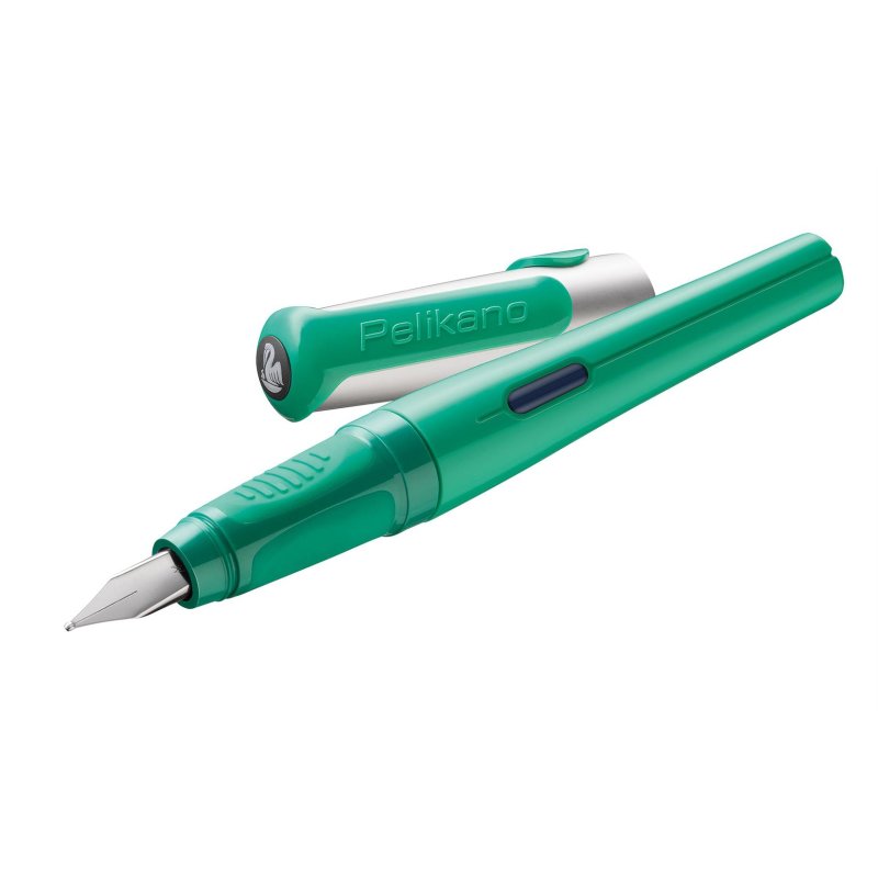 Schulfüller Pelikano® - Feder M, grün, Faltschachtel