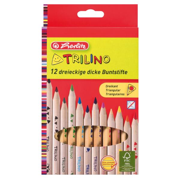 Buntstifte - Herlitz - Trilino - 12er
