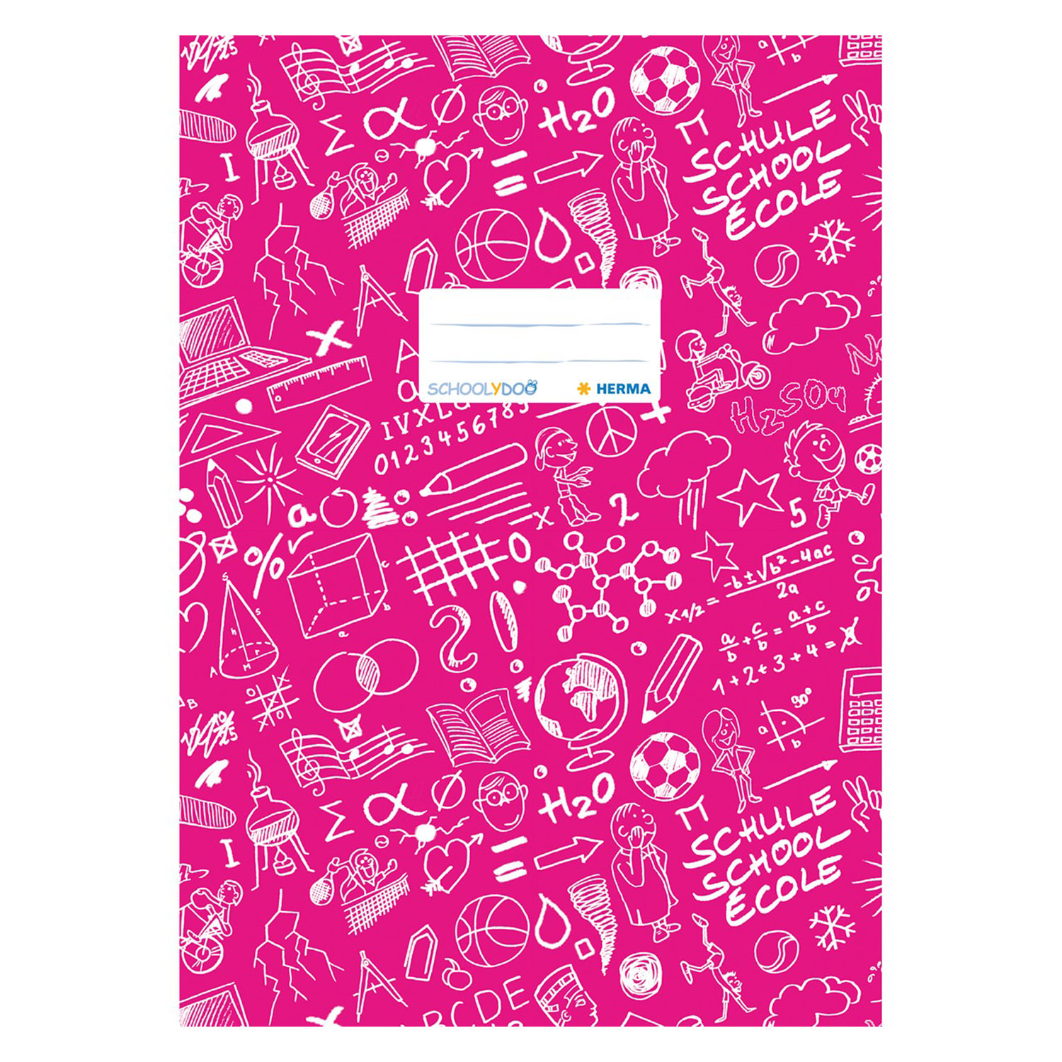 Herma Schoolydoo Hefteinband A4, pink gemustert