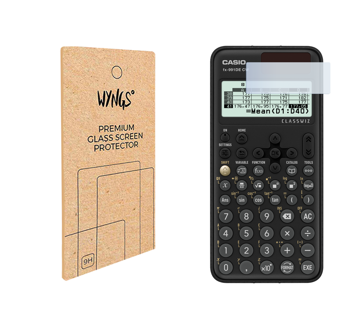 WYNGS Displayschutzfolie zum Casio FX-991CW ClassWiz