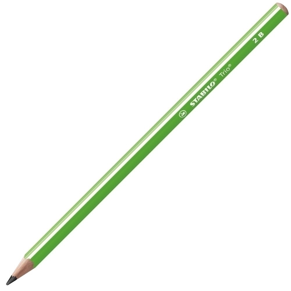 STABILO Trio Bleistift grün 2B