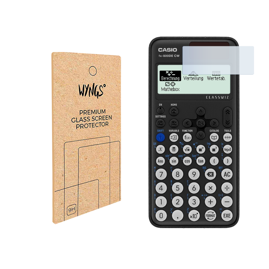 WYNGS Displayschutzfolie für den Casio fx-810DE CW