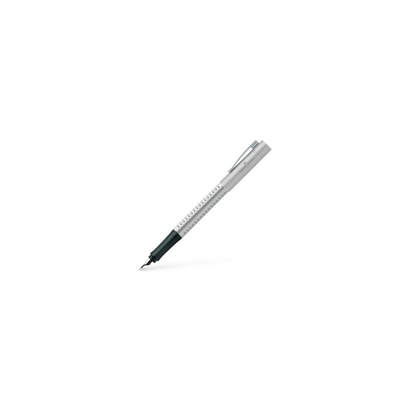 Faber-Castell Füller Grip 2011 - Feder M, silber