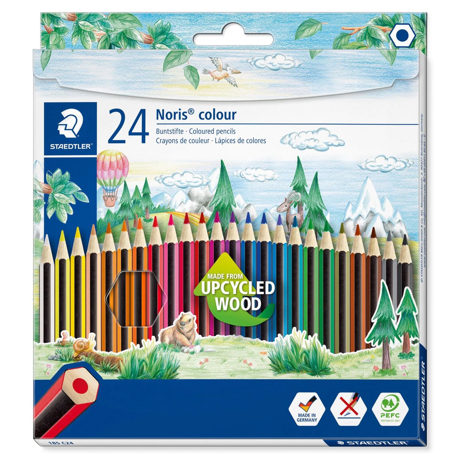Staedtler Wopex Noris colour, 24 Buntstifte