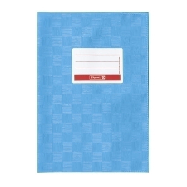 Hefthülle Brunnen A4 m.blau Folie mit Schild