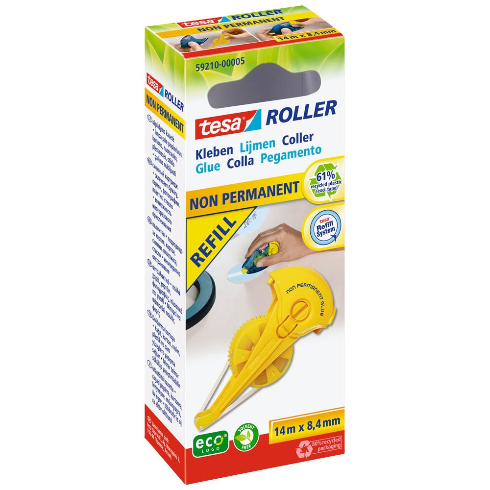Kleberoller-Refill Tesa ecoLogo  - Non Permament