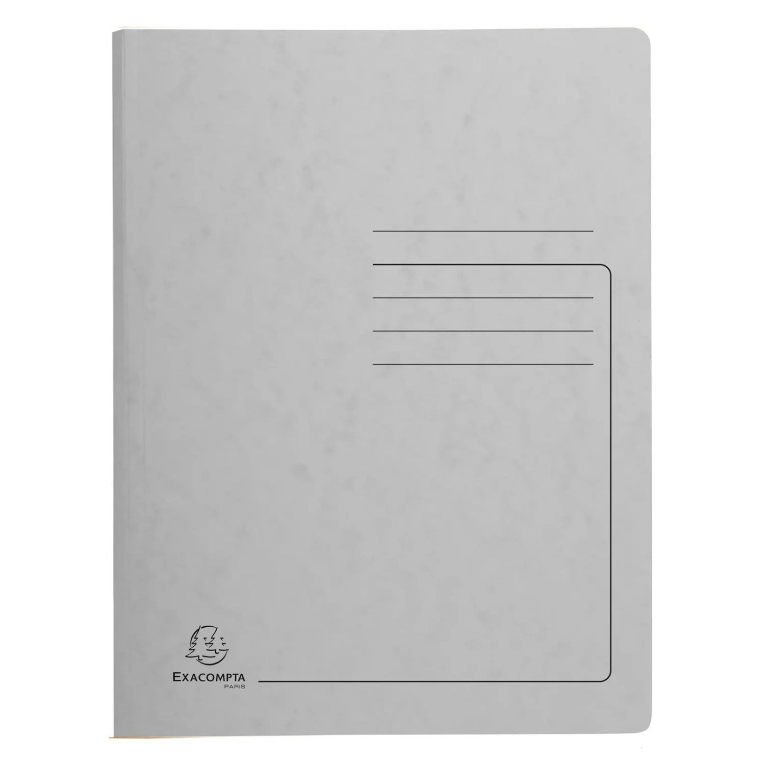 Exacompta Spiralhefter Pappe, grau