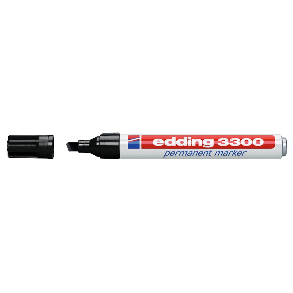 Edding 3300 Permanentmarker - nachfüllbar, 1 - 5 mm, schwarz