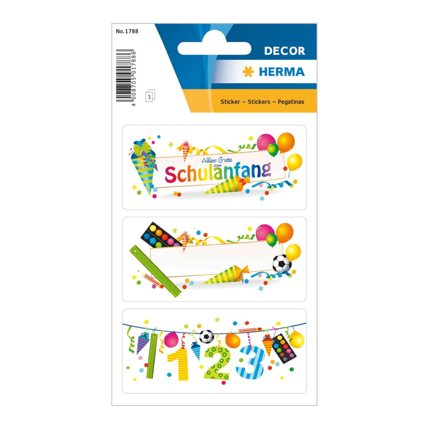 Herma Aufkleber Schulanfang: Alles Gute zum Schulanfang