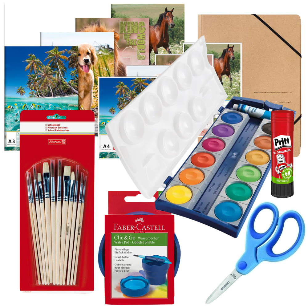 Pelikan Malkasten und Bastel Set Premium (8-Teilig)