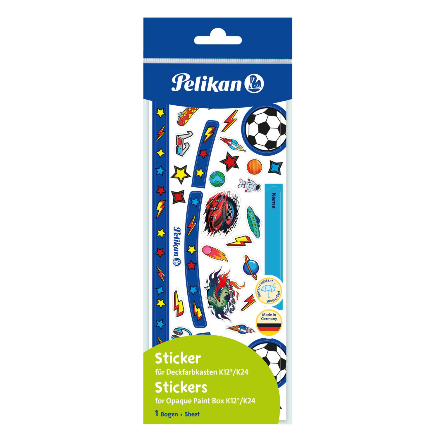 Pelikan Farbkasten Sticker, Fussball