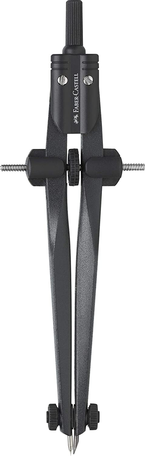 Faber-Castell Schnellverstellzirkel Stream 2019 - Ø340 mm, 170 mm, black stone, Etui
