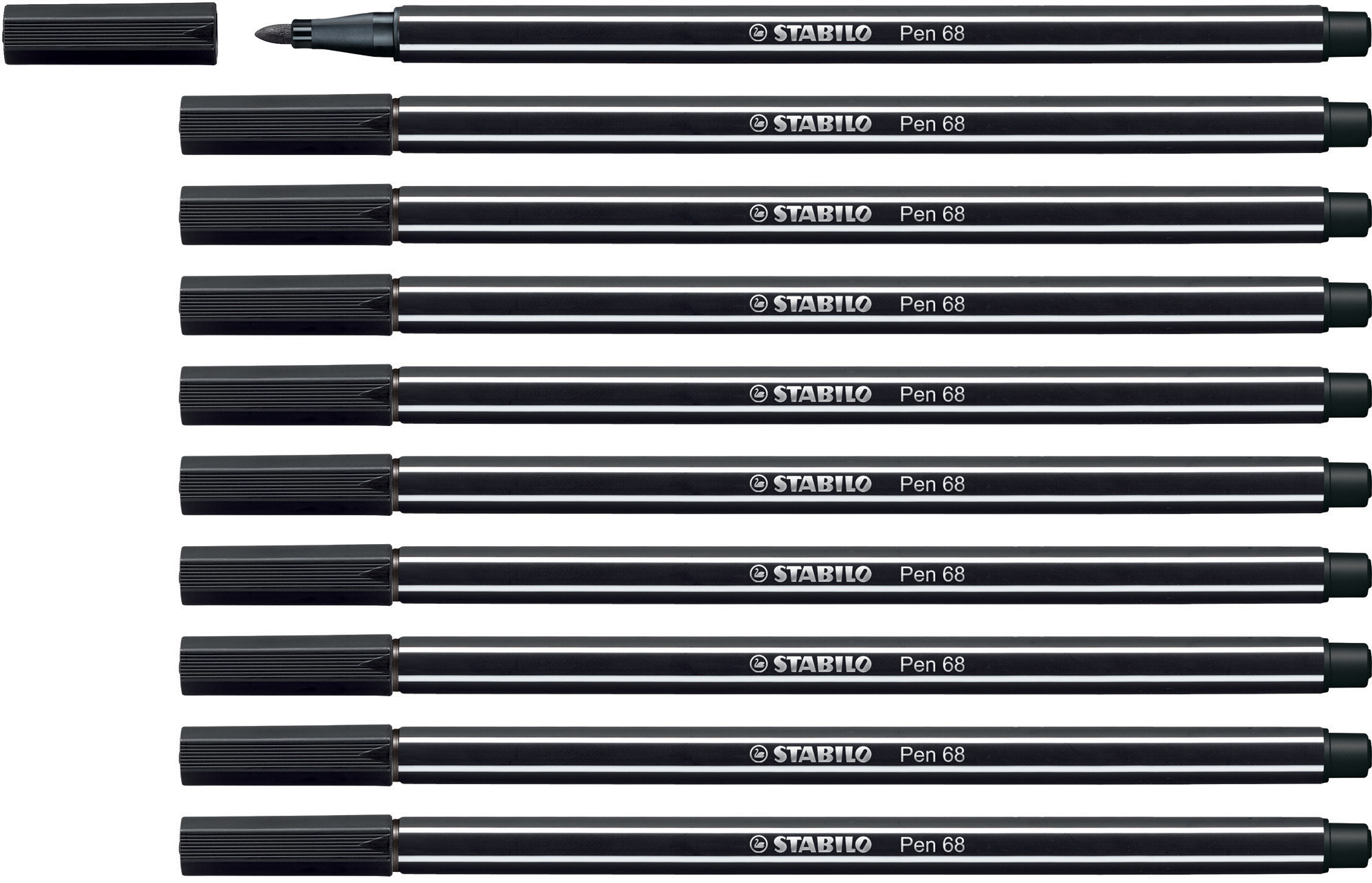 Stabilo Premium-Filzstift - Pen 68 - Einzelstift - schwarz