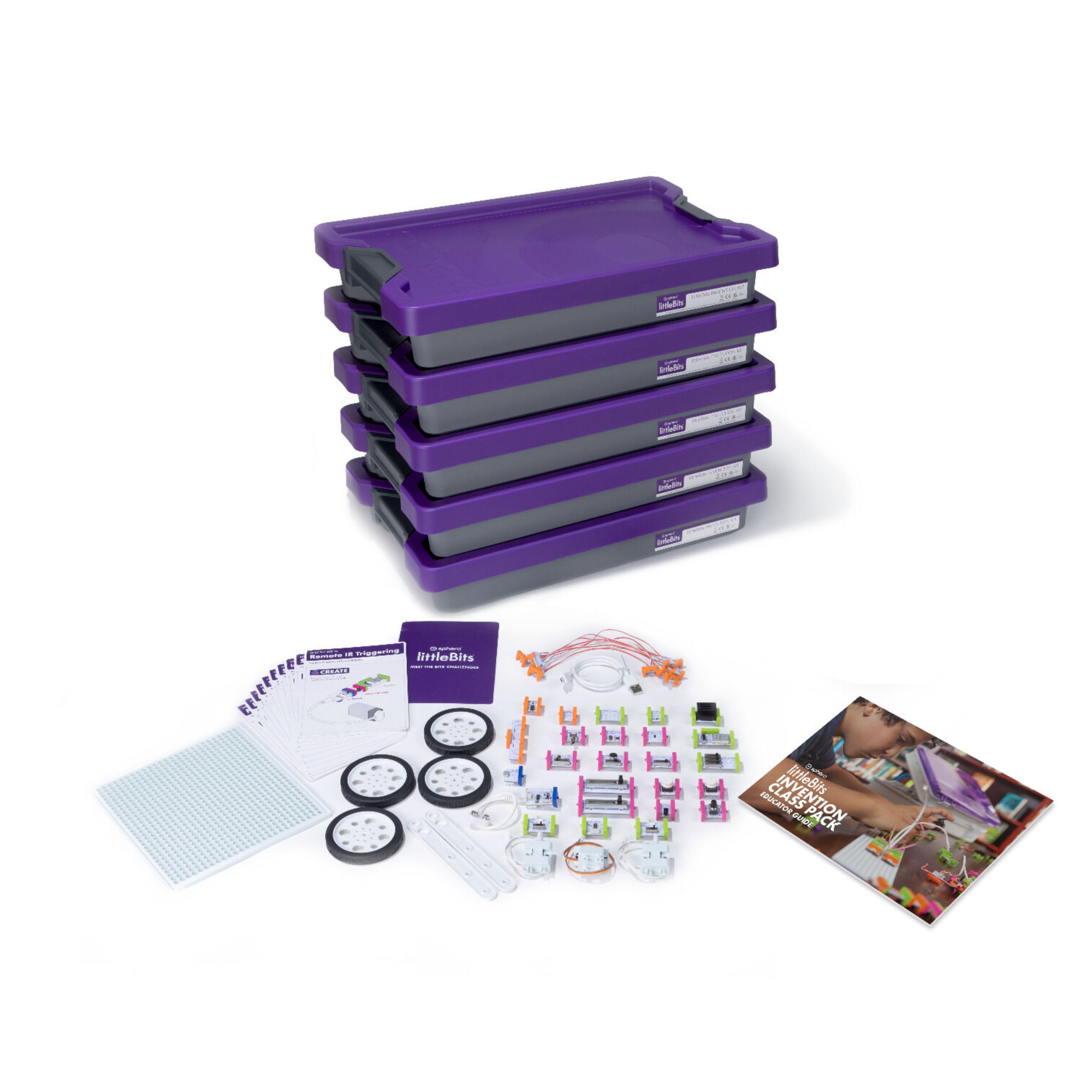 Sphero littleBits Invention Klassen-Set (5 Bausätze für bis zu 10 Nutzer)