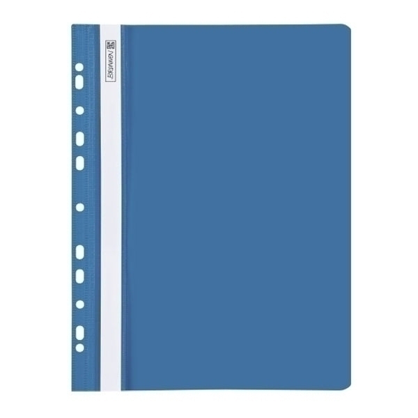 Schnellhefter Brunnen gelocht blau