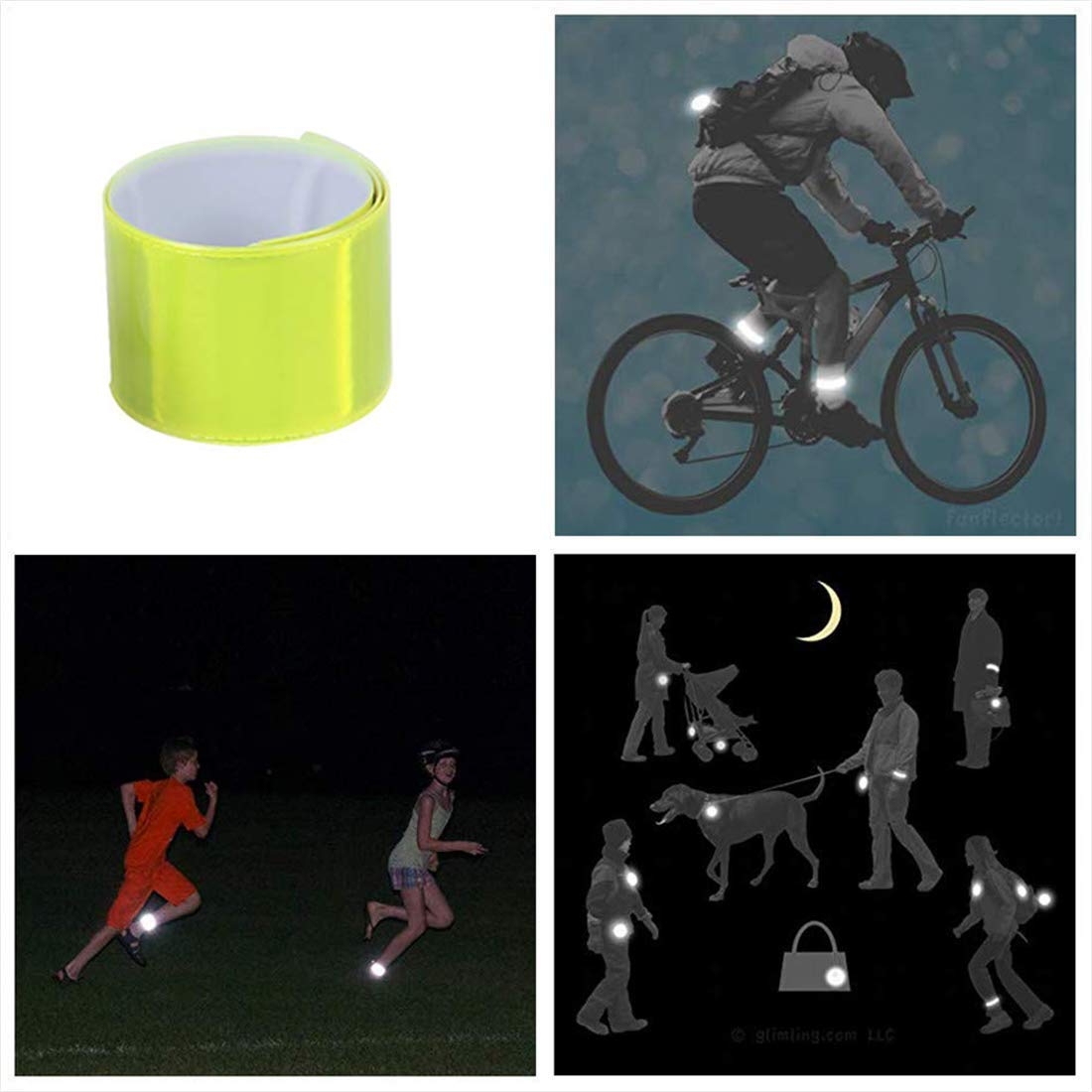 Sicherheitsband Reflektierend - Ideal für das Fahrrad oder den Rucksack