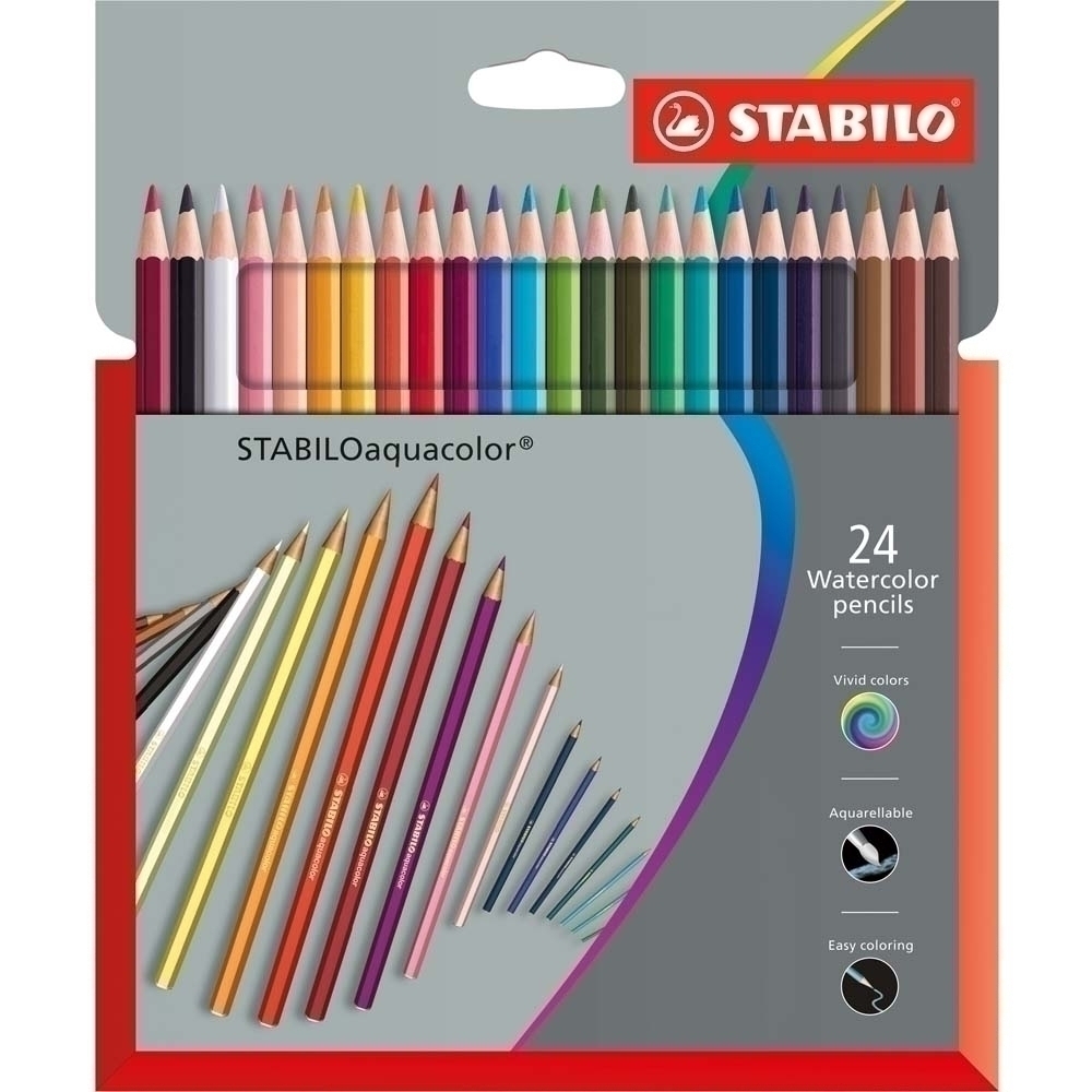STABILO aquacolor 24er Kartonetui