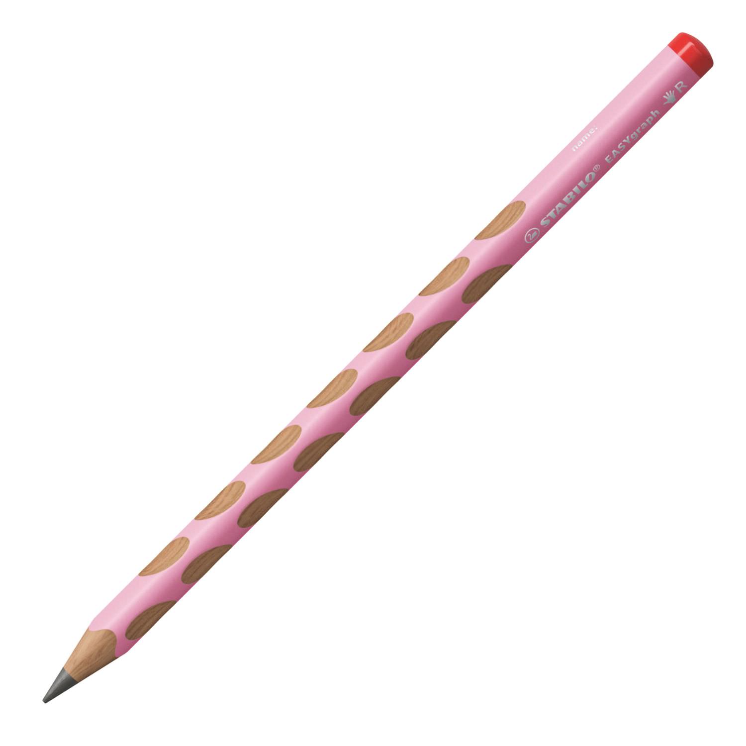 Stabilo EASY Bleistift HB mit Griffmulden, pastellrosa