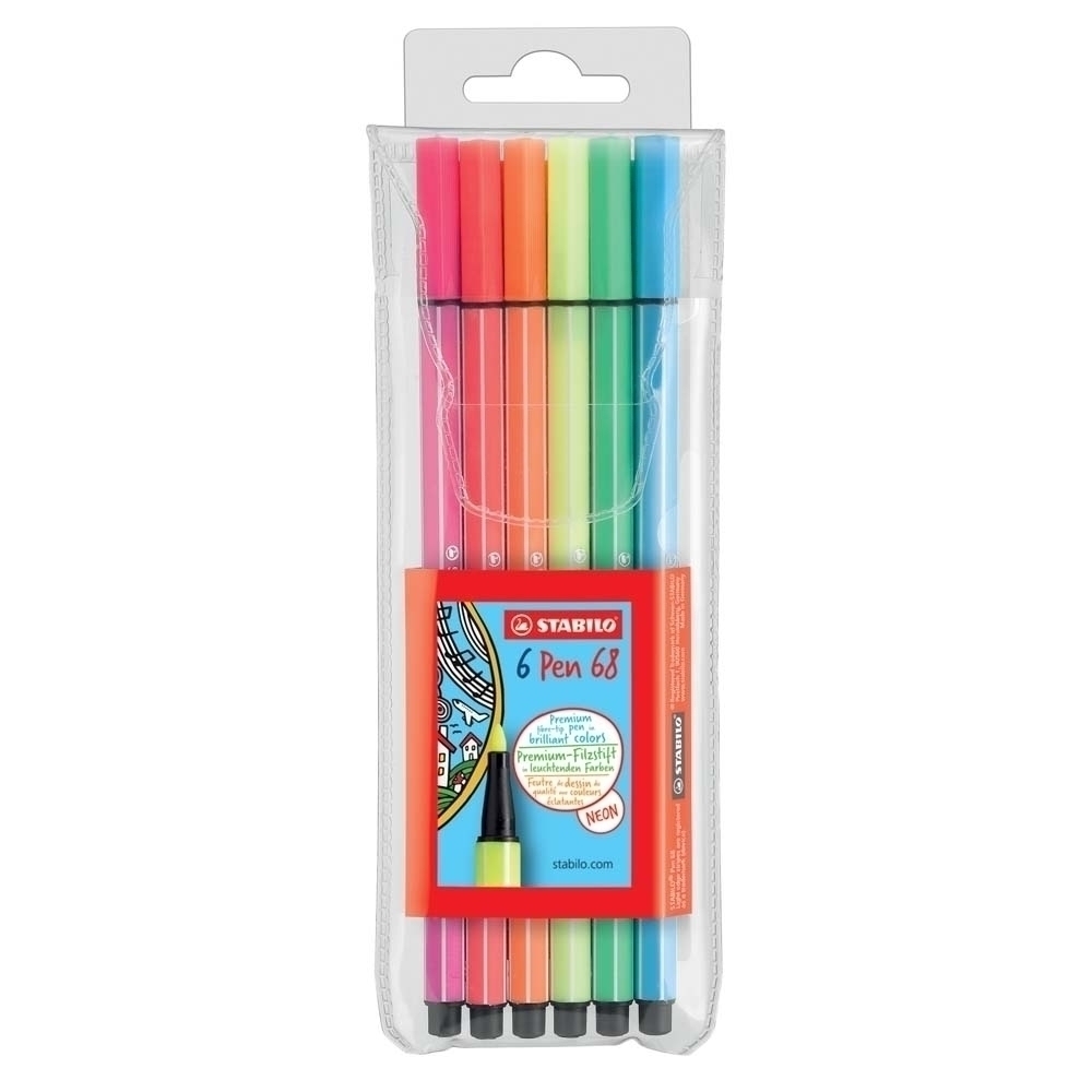 STABILO Pen 68 neon 6er Etui