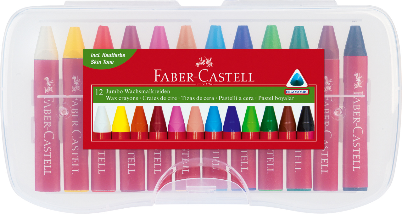 Faber-Castell Wachsmalkreiden Jumbo 12er Box