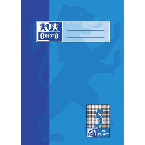 Oxford Heft A5 / 16 Blatt Lineatur 5