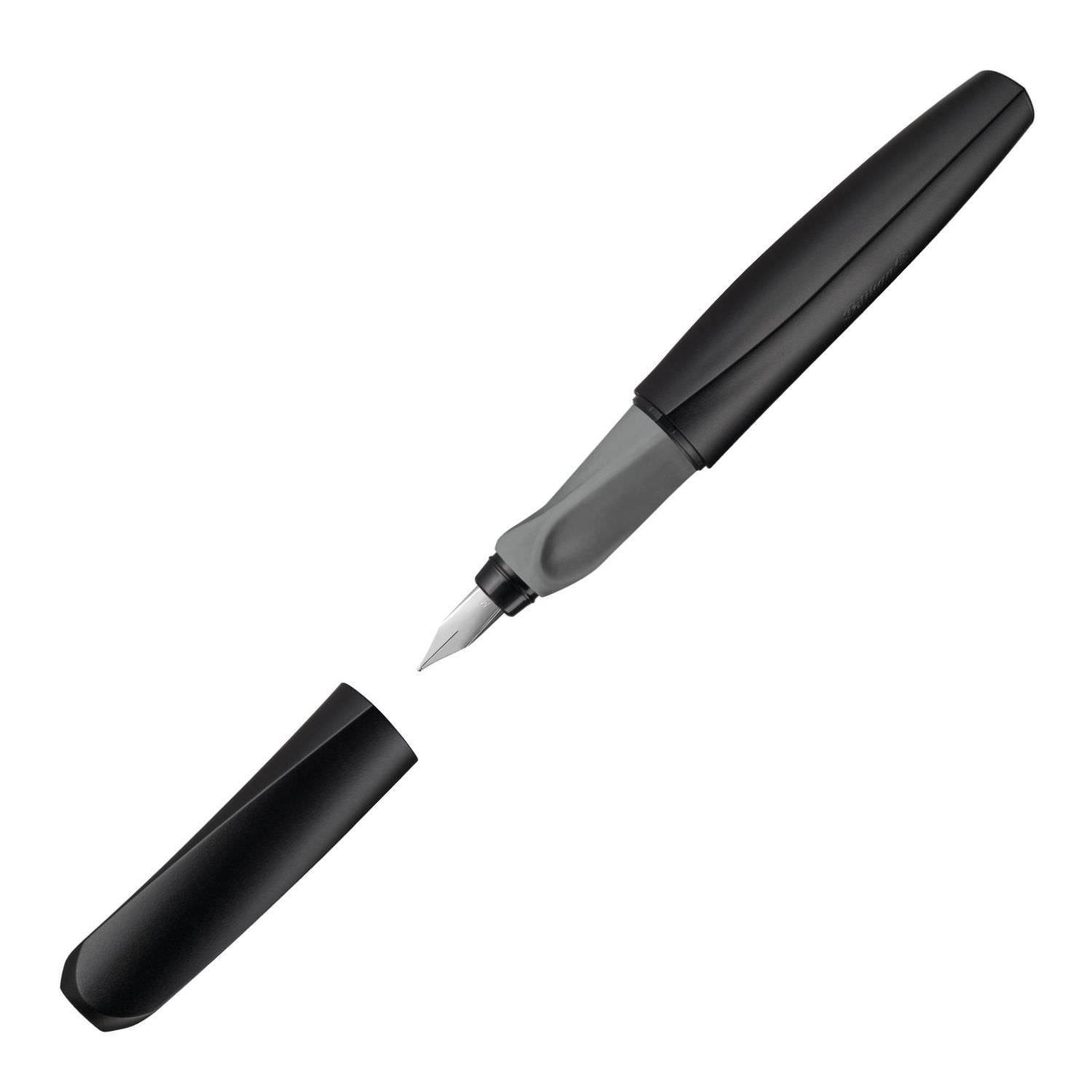 Pelikan Twist Füller M-Mine, schwarz/grau (black)