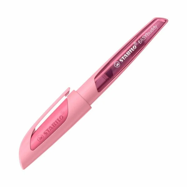 STABILO EASYbuddy Pastel in rosiges Rouge - Schulfüller mit Medium-Feder M