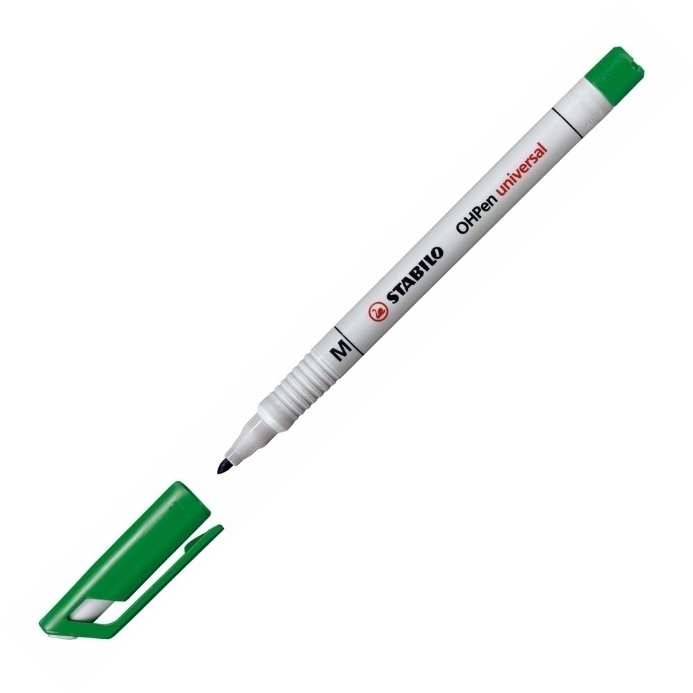 STABILO OHPen Folienschreiber grün wasserlöslich medium