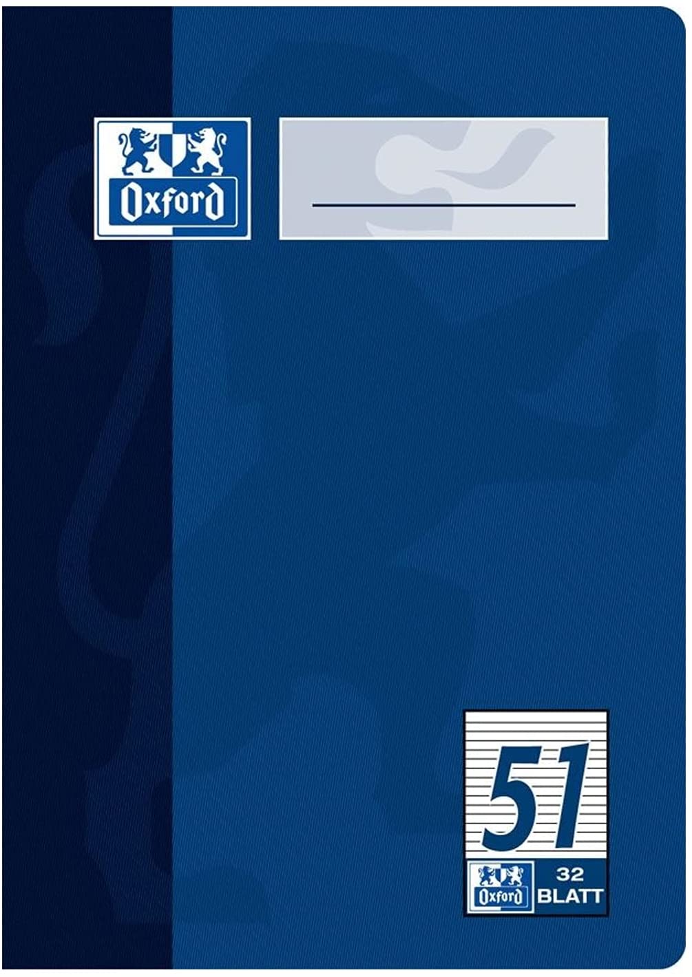 Oxford Oktavheft LIN51 - A6, 32 Blatt, 90 g/qm, liniert