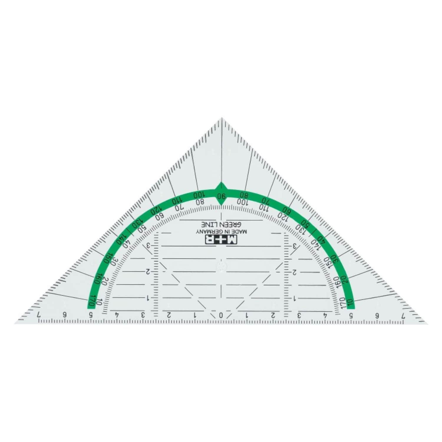 Möbius+Ruppert Geo Dreieck aus Biokunststoff, Green Line