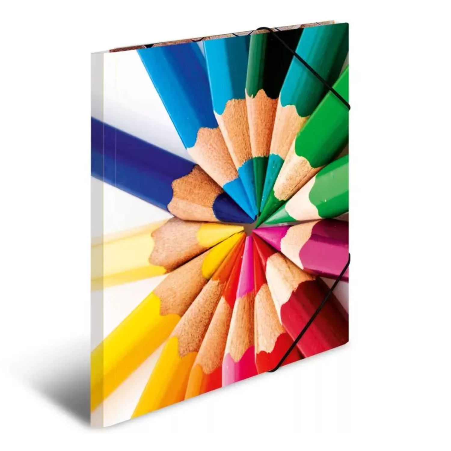 Herma Kartonmappe A3, bunte Stifte