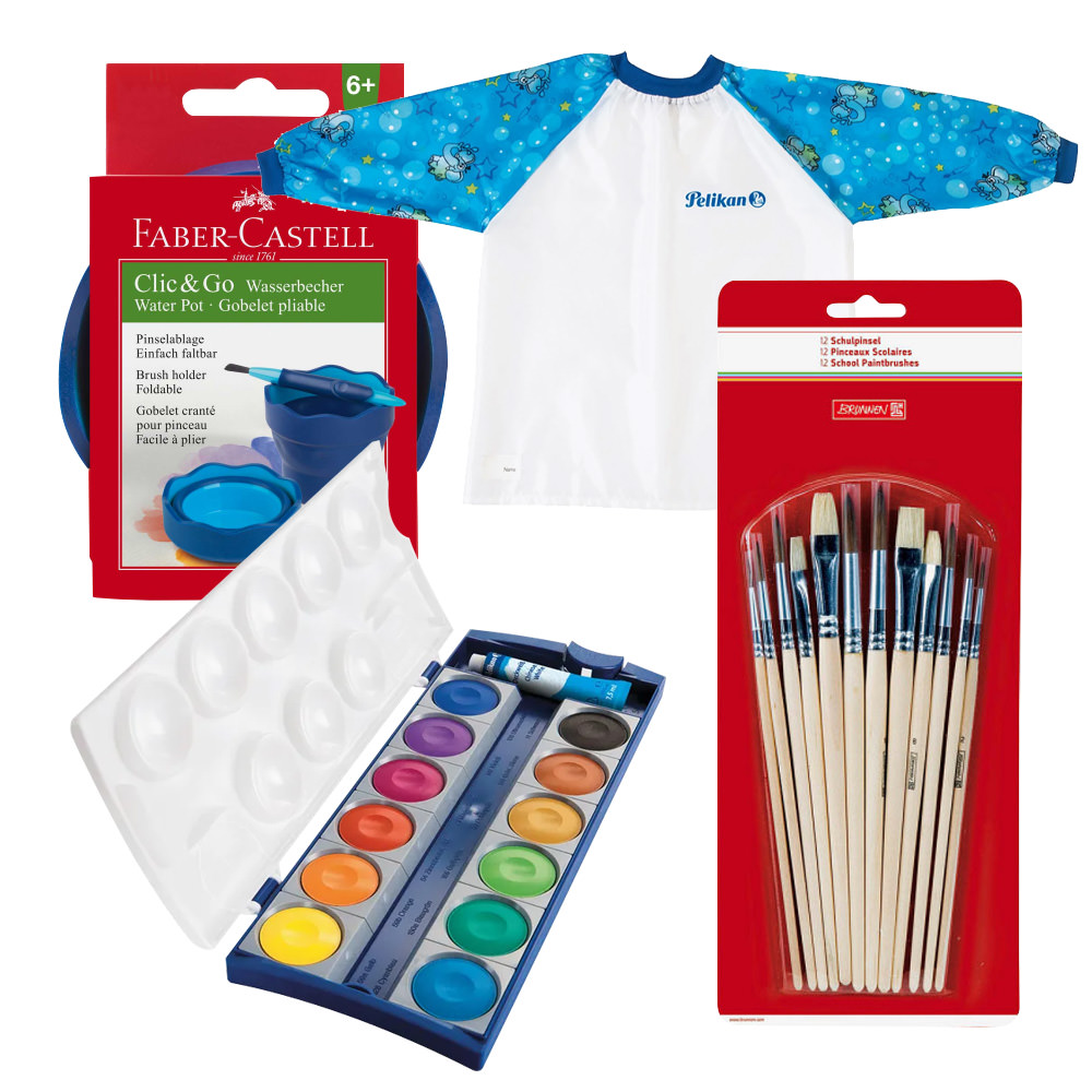 Pelikan Malkasten-Set Basic Plus (4-Teilig)