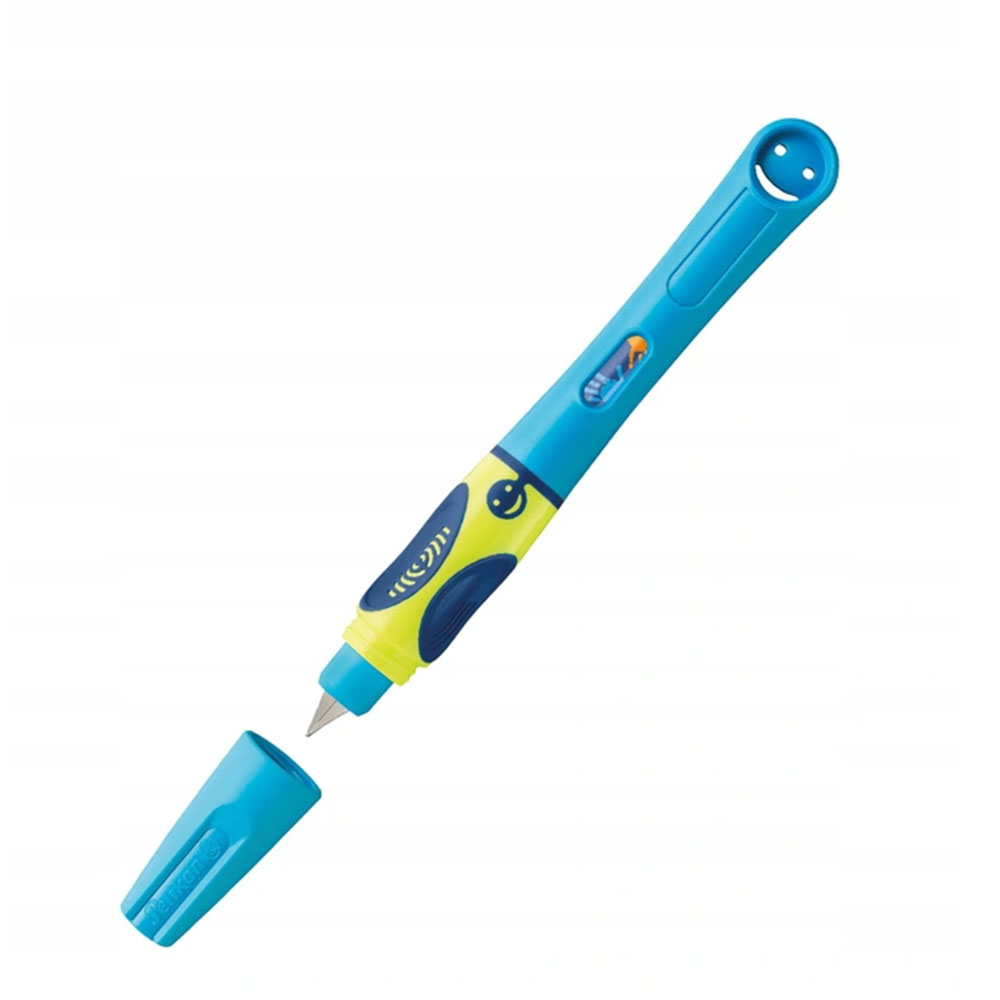 Pelikan Griffix® 4 Füllhalter, neon fresh blue, links