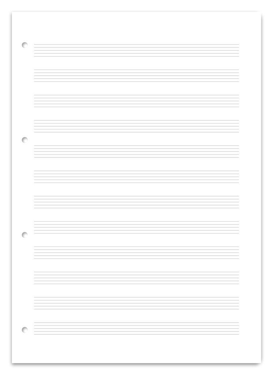 Staufen Premium Ringbucheinlagen Lin N (Noten) A4 20 Blatt