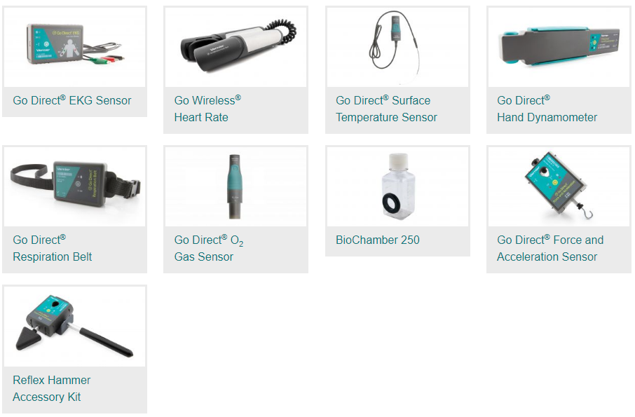 Vernier Go Direct Physiologie Deluxe Paket [GDP-HP-DX]