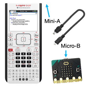 Mini auf Micro USB Kabel von Texas Instruments