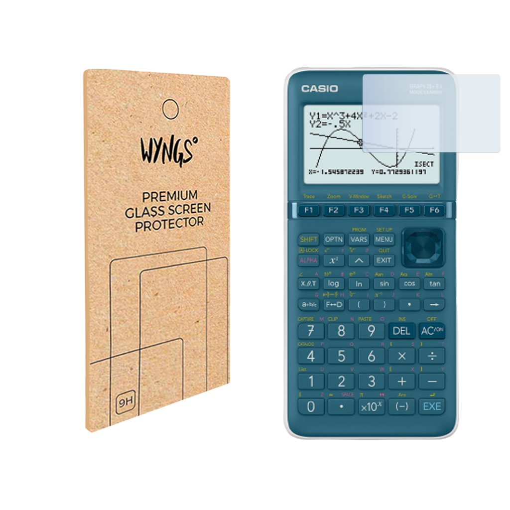 WYNGS Displayschutzfolie zum Grafikrechner Graph 25+E II