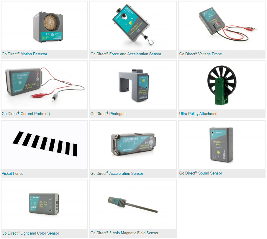 Vernier Go Direct Physik Deluxe Paket [GDP-PHY-DX]