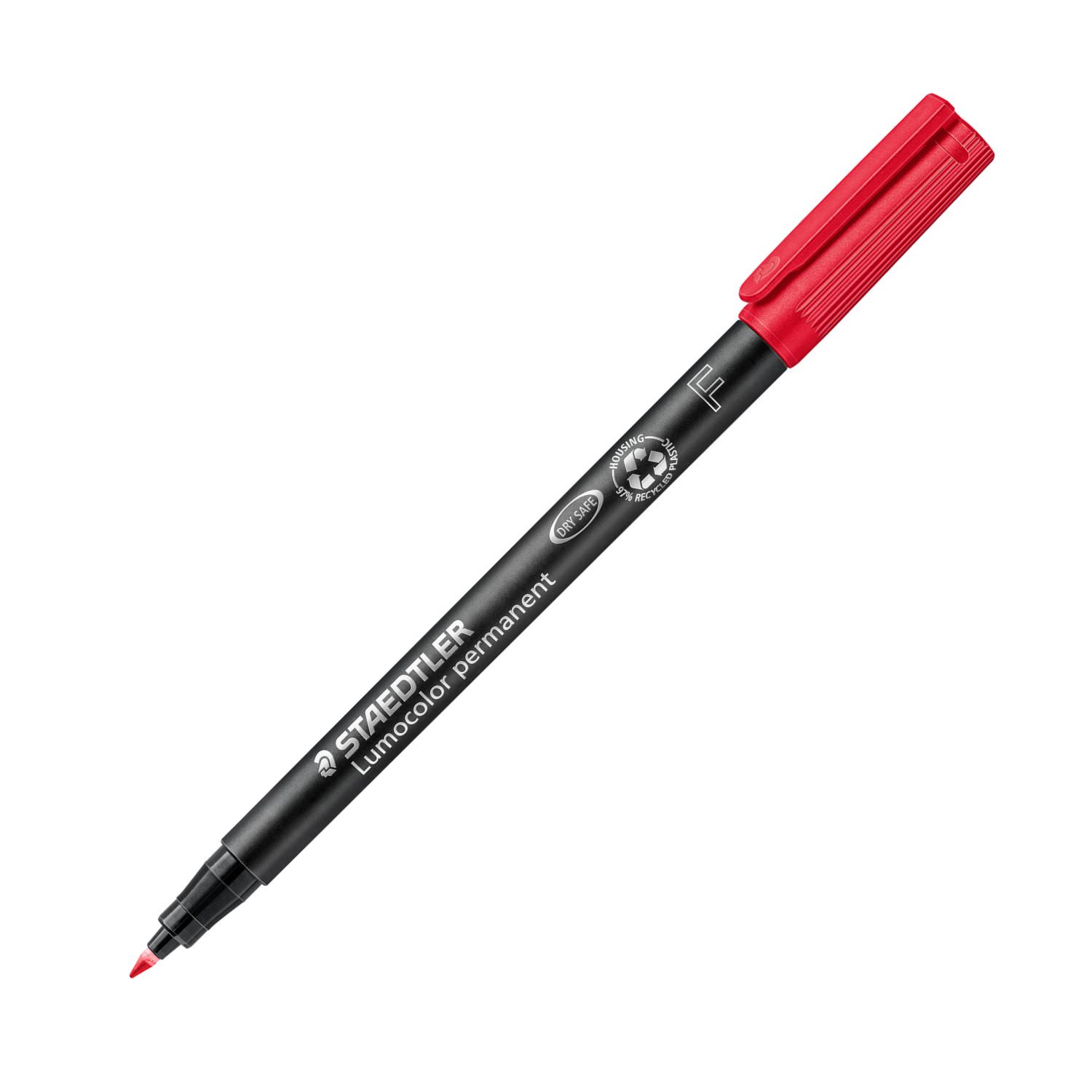 Staedtler Folienstift wasserfest, fein (F), rot