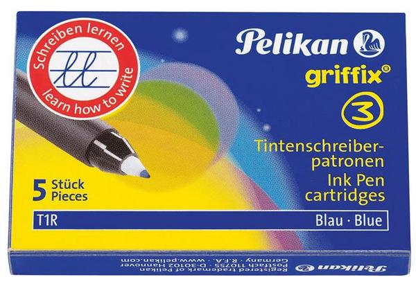 Pelikan griffix® Patrone für Tintenschreiber, blau, Typ T1R