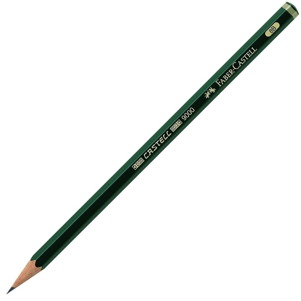 Faber-Castell Bleistift Castell 9000 - 8B