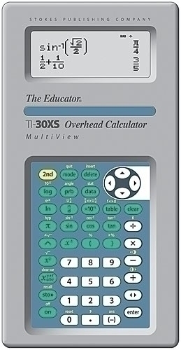TI 30 XII MultiView Overhead Calculator