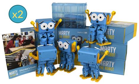 Marty the Robot V2 - Lot de 10 + MINT Extras (Small Classroom Bundle)
