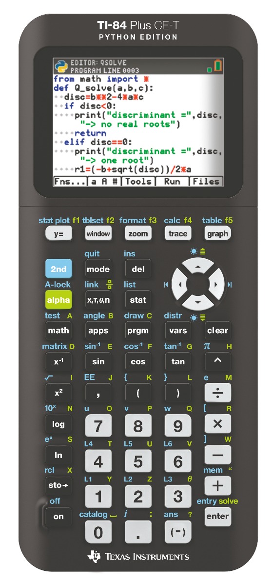 TI-84 Plus CE-T Python Edition (Amazon Listing)