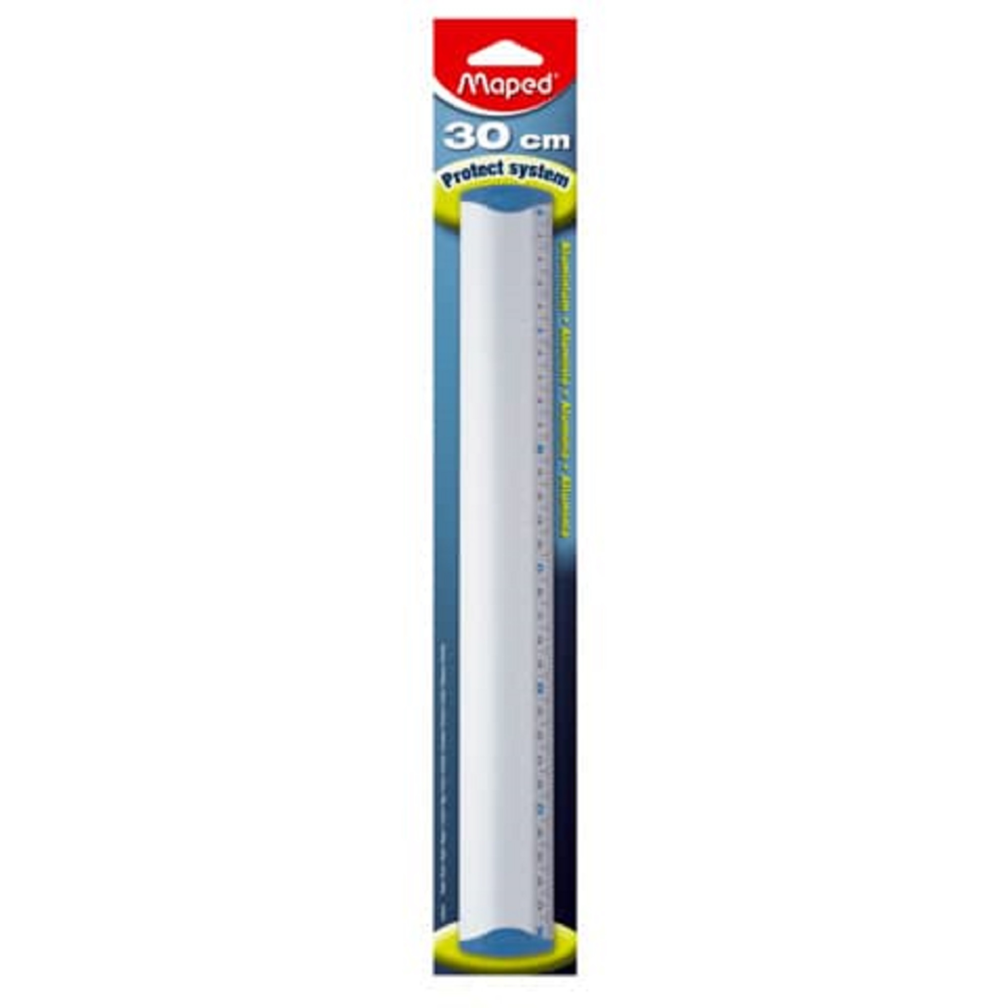 Règle en aluminium, 30cm, argent MAPED M120030