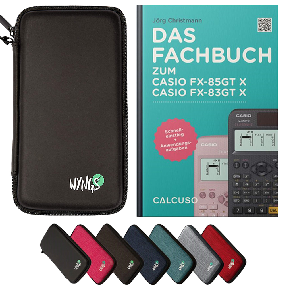 CALCUSO Accessori Pacchetto Standard compatibile par Calcolatrice Casio FX-85GT X