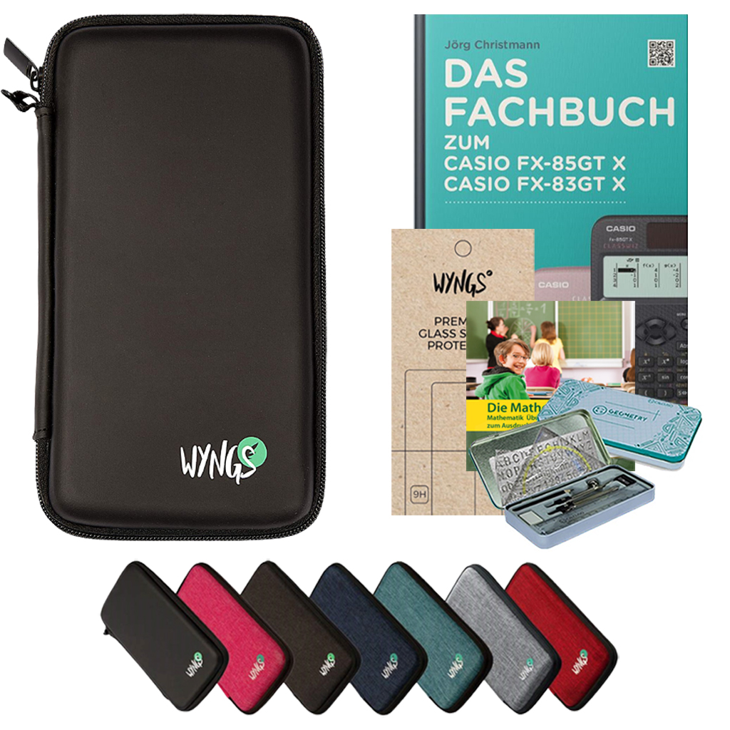 CALCUSO Accessori Pacchetto Premium compatibile par Calcolatrice Casio FX-85GT X