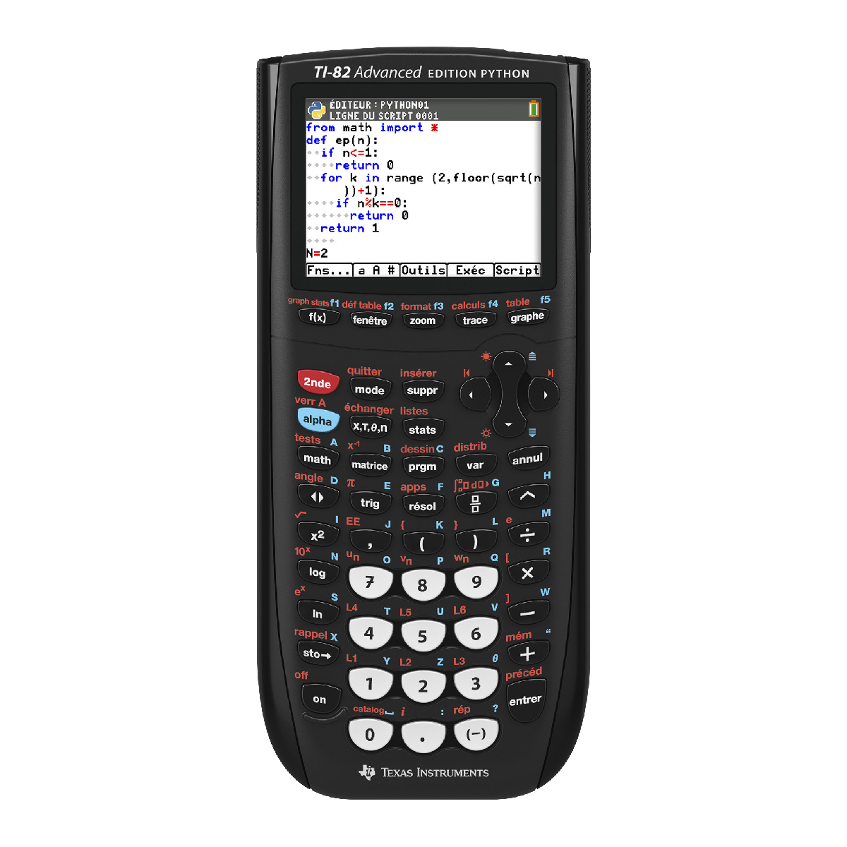 TI-82 Advanced Edition Python