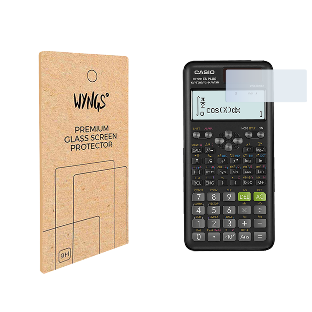 WYNGS Schermfolie voor Casio FX 991 ES Plus 2nd Edition